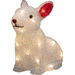 Konstsmide 6236-103 Acryl-Figur Hase Warmweiß LED Weiß