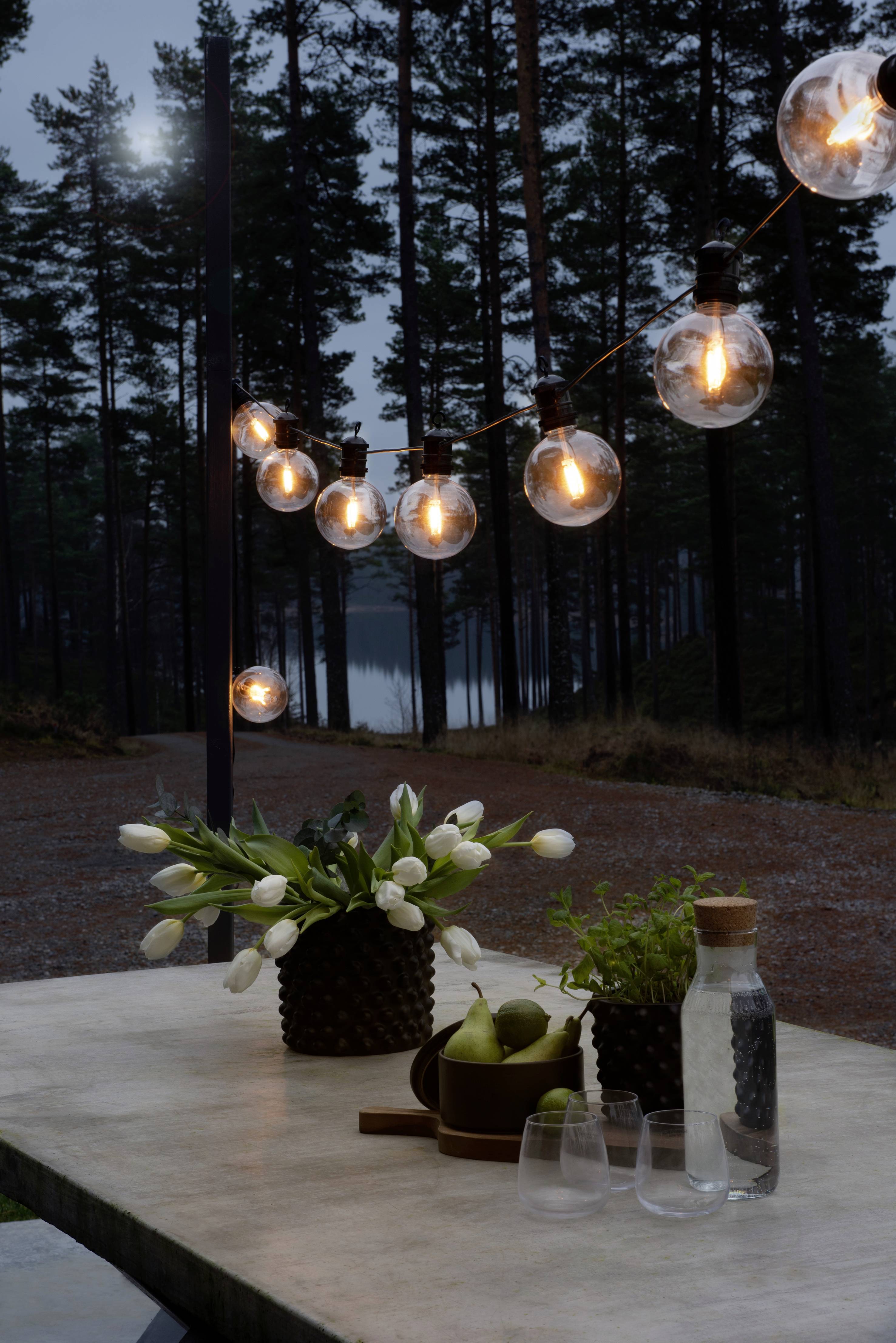 Konstsmide 2394-800 Lichterketten-System Innen/Außen EEK: F (A - G) netzbetrieben Anzahl Leuchtmittel 10 LED Bernstein