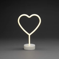 Konstsmide 3076-100 LED-Silhouette Herz Warmweiß LED Weiß Konstsmide 3076-100 LED-Silhouette Herz Warmweiß LED Weiß