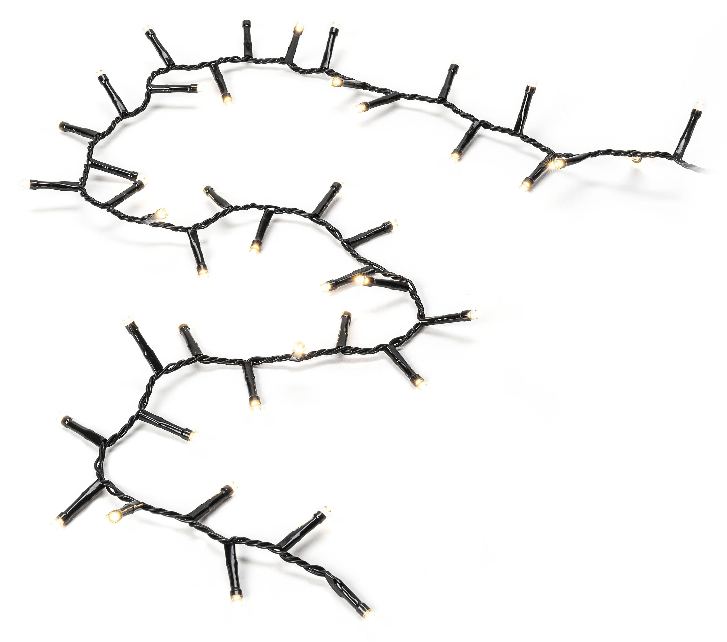 Konstsmide 3875-100 Lichterketten-System Innen EEK: E (A - G) netzbetrieben Anzahl Leuchtmittel 200 LED Warmweiß Beleuchtete Länge: 4.38 m