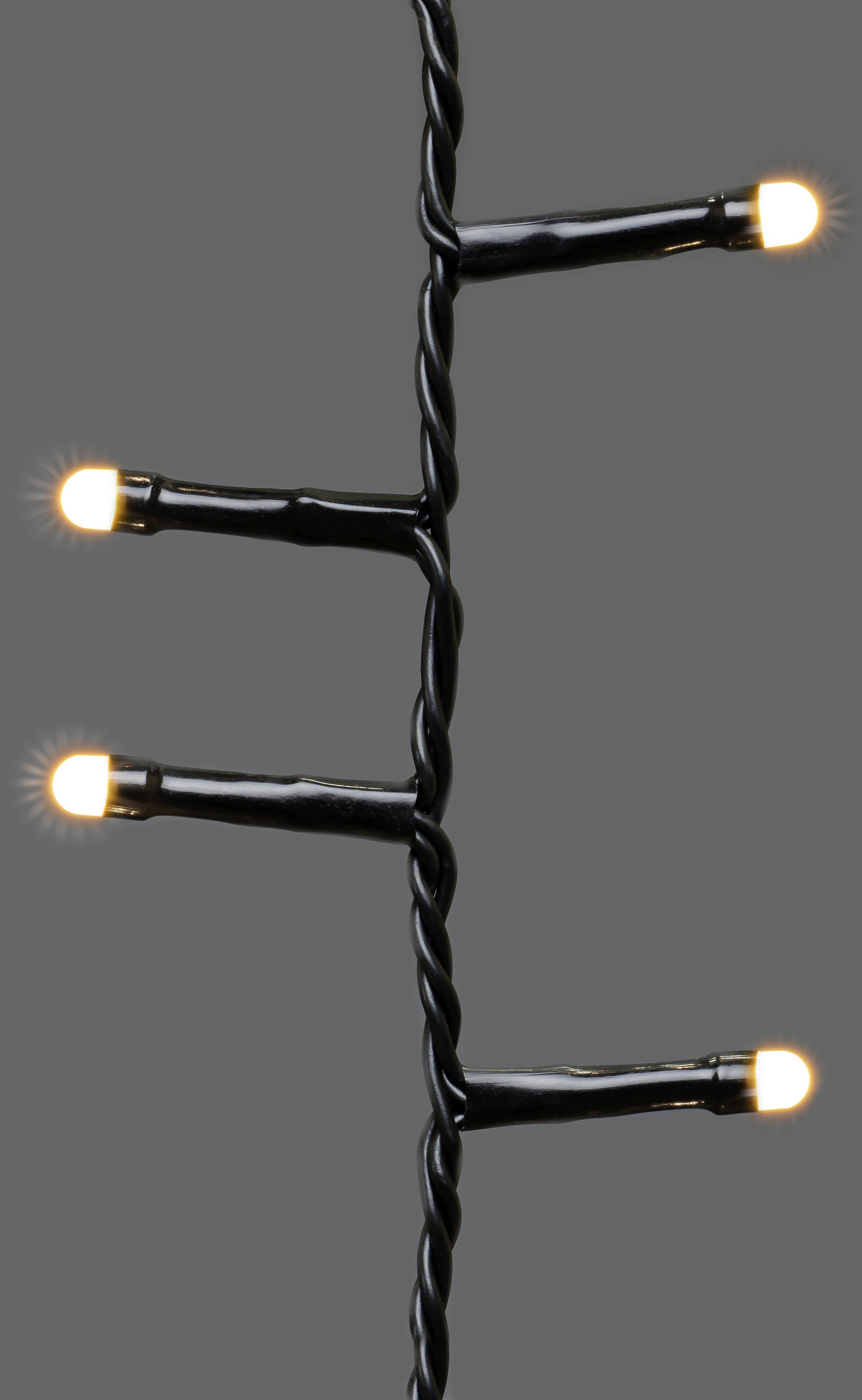 Konstsmide 6650-830 LED-Baummantel Außen EEK: F (A - G) netzbetrieben Anzahl Leuchtmittel 660 LED Bernstein Beleuchtete Länge