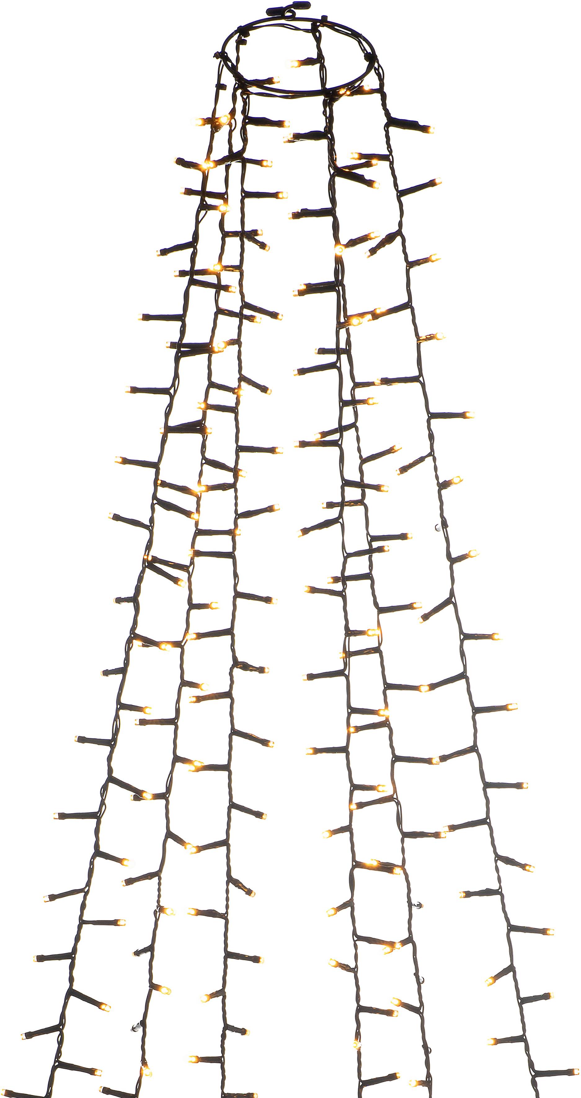 Konstsmide 6650-800 LED-Baummantel Außen EEK: F (A - G) netzbetrieben LED Bernstein Beleuchtete Länge: 2.4 m