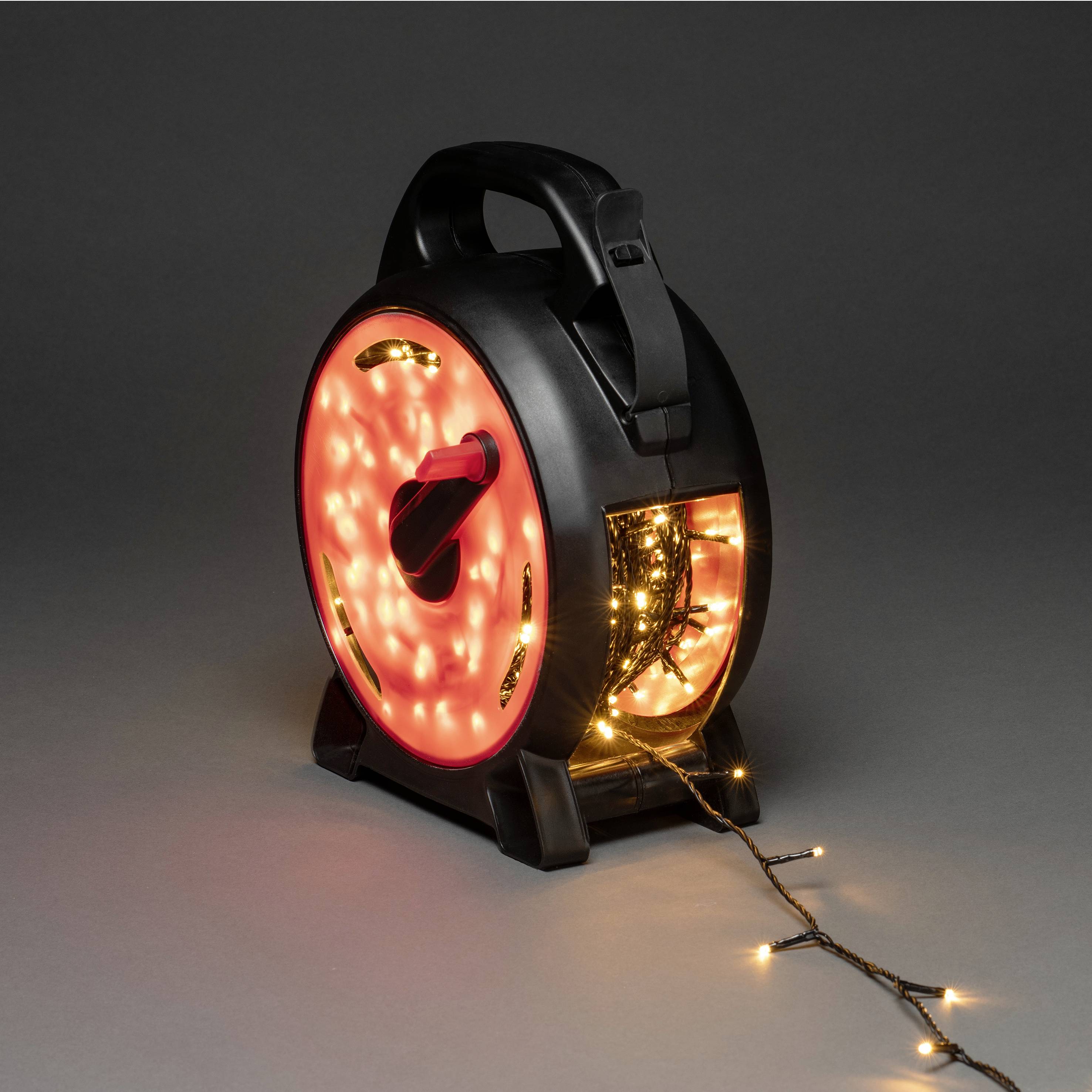 Konstsmide 3836-807 Lichterketten-System Innen/Außen EEK: F (A - G) netzbetrieben Anzahl Leuchtmittel 600 LED Bernstein Beleuchtete Länge: 41.93