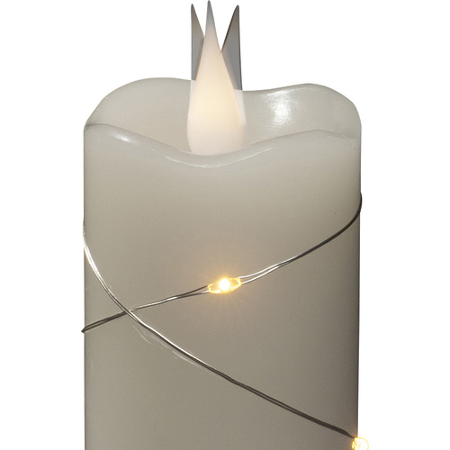 Konstsmide 1825-190 LED-Kerze Weiß Warmweiß (Ø x H) 50 mm x 152 mm
