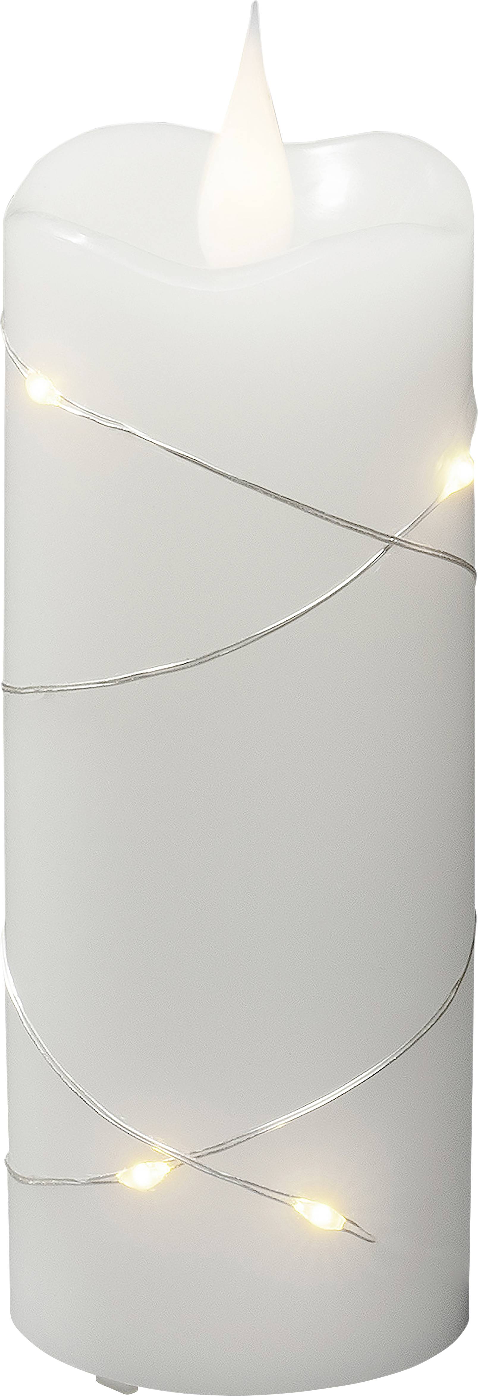 Konstsmide 1824-190 LED-Kerze Weiß Warmweiß (Ø x H) 50 mm x 127 mm