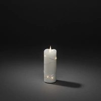 Konstsmide 1824-190 LED-Kerze Weiß Warmweiß (Ø x H) 50mm x 127mm Konstsmide 1824-190 LED-Kerze Weiß Warmweiß (Ø x H) 50mm x 127mm