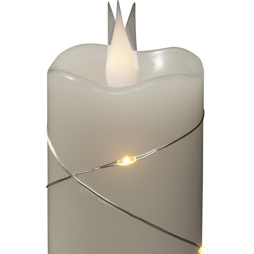 Konstsmide 1824-190 LED-Kerze Weiß Warmweiß (Ø x H) 50 mm x 127 mm