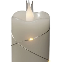 Konstsmide 1824-190 LED-Kerze Weiß Warmweiß (Ø x H) 50mm x 127mm Konstsmide 1824-190 LED-Kerze Weiß Warmweiß (Ø x H) 50mm x 127mm