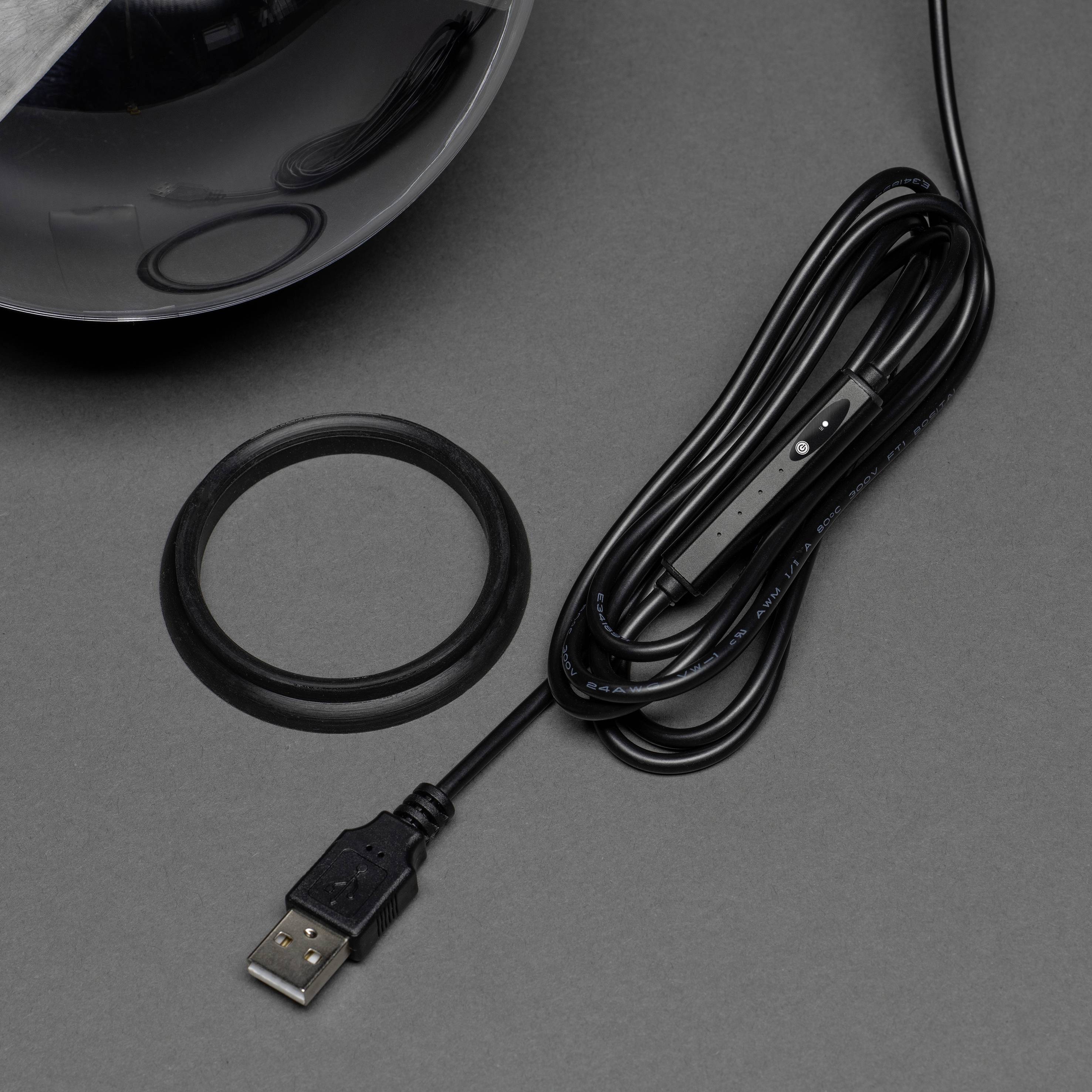 Konstsmide 1560-700 LED-Fensterbild Weihnachtsmann mit Schlitten LED Schwarz Timer