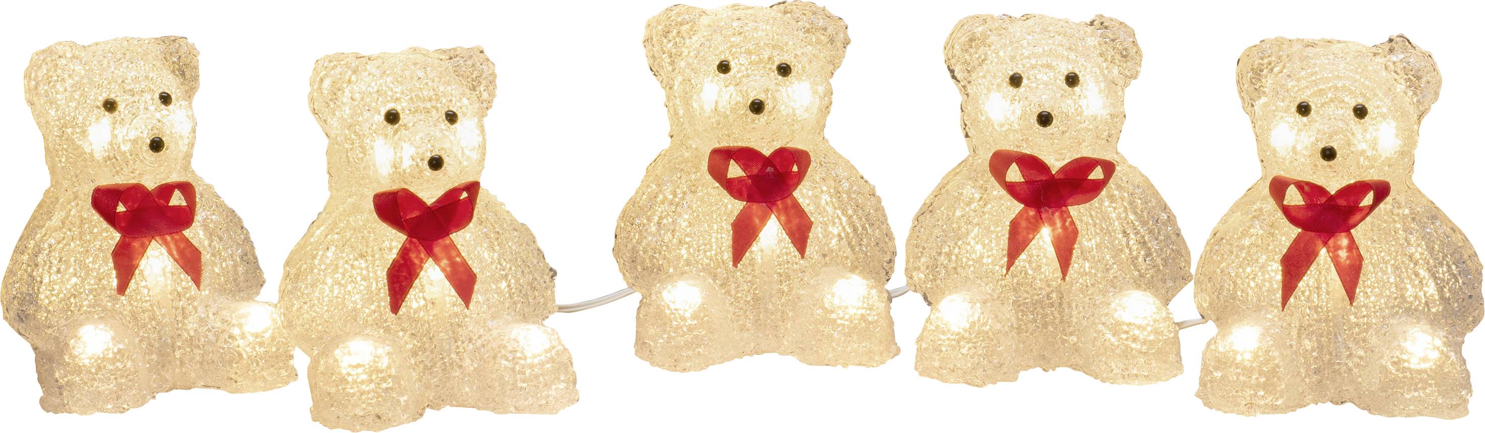 Konstsmide 6231-103 Acryl-Figur EEK: F (A - G) Bären Warmweiß LED Weiß