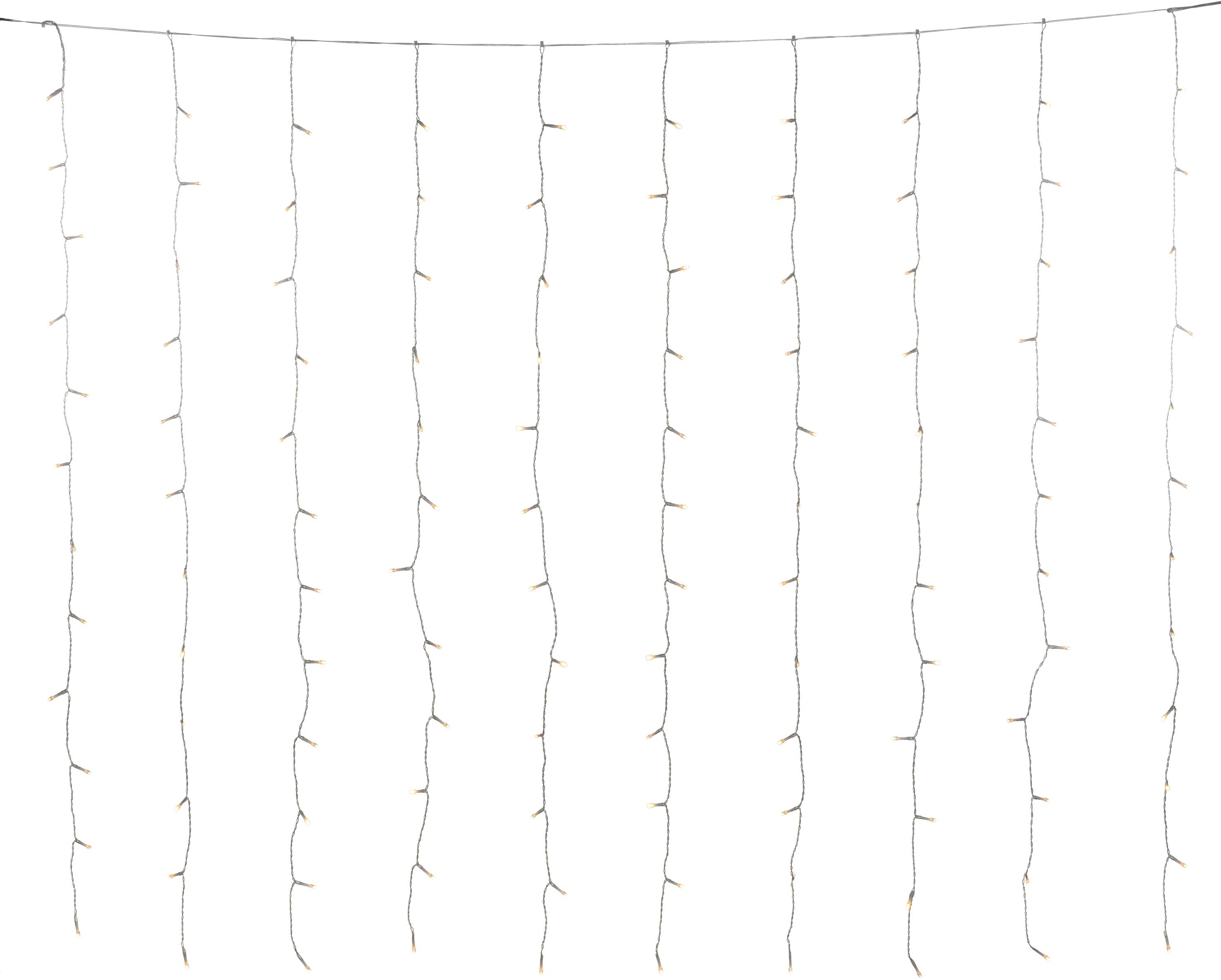 Konstsmide Lichtervorhang Innen 230 V/50 Hz EEK: G (A - G) 120 LED Warmweiß (B x H) 140 cm x 120 cm