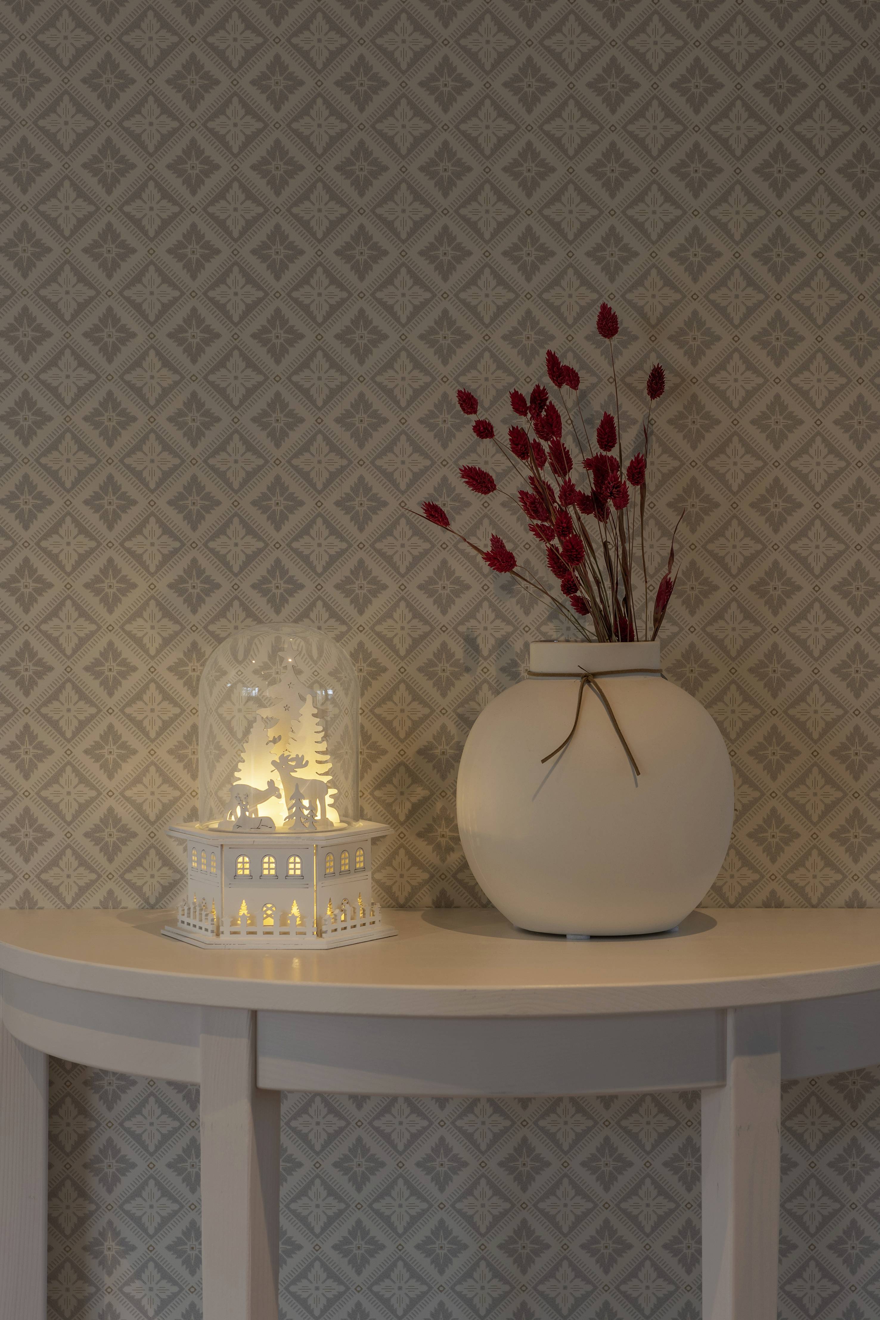 Konstsmide 3281-210 LED-Fensterbild Wald Warmweiß LED Weiß