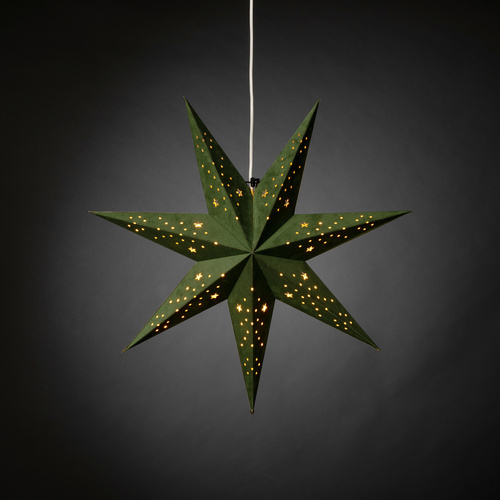 Konstsmide 5950-900 Weihnachtsstern Stern LED Grün
