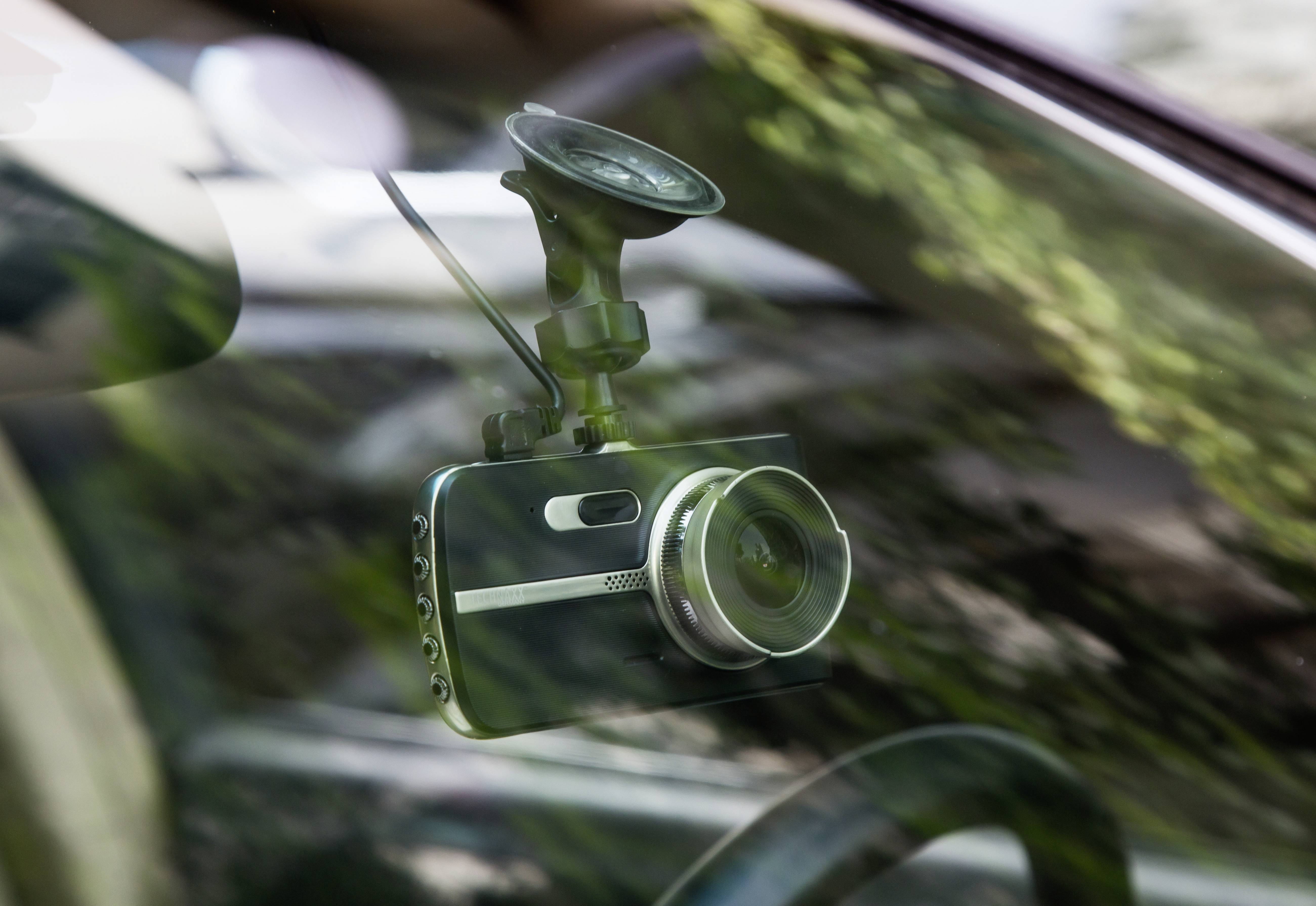 Technaxx TX-167 Dashcam Blickwinkel horizontal max.=130 ° 5 V Auffahrwarner, Display, Fahrspurassistent, Mikrofon