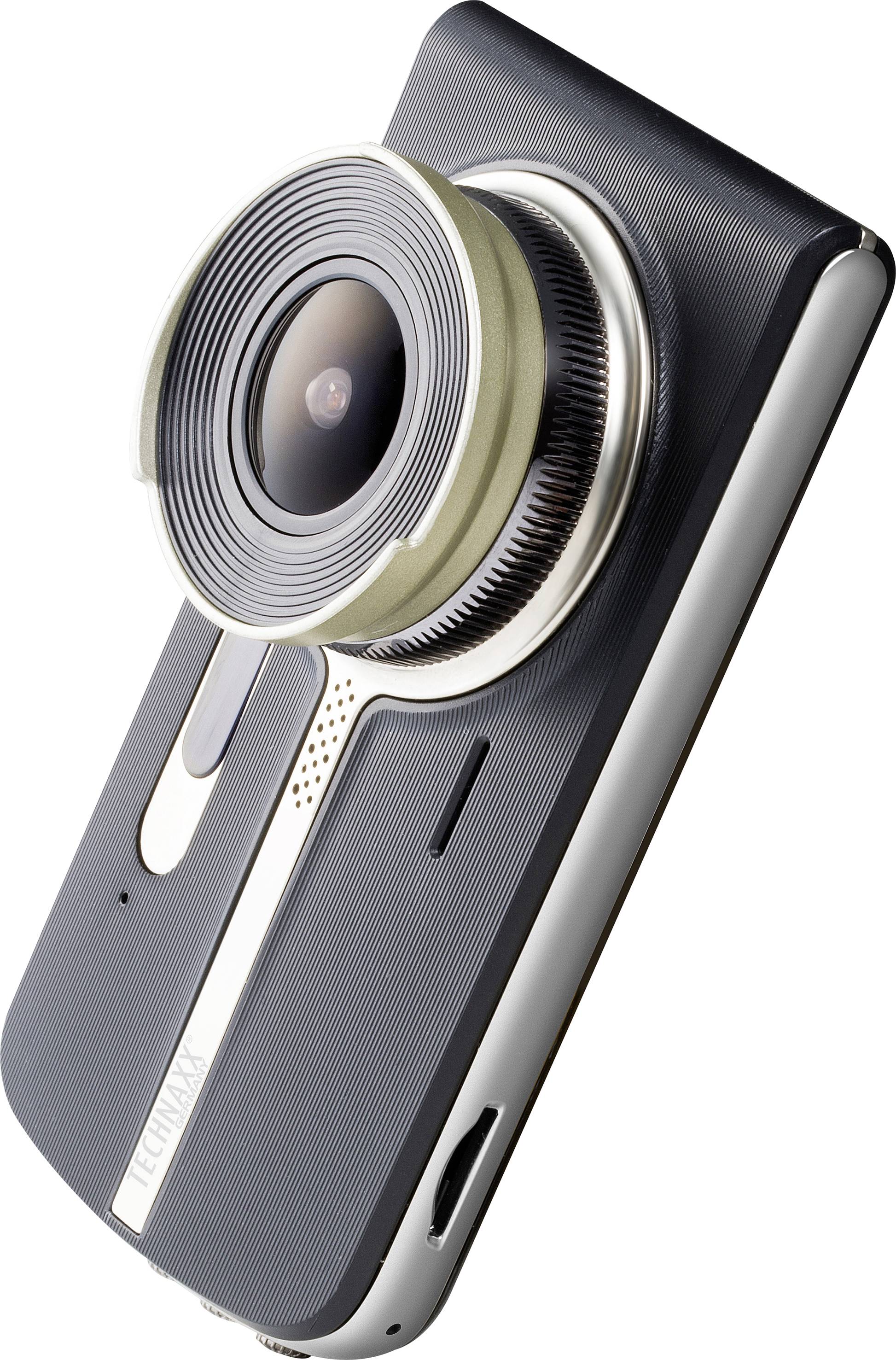 Technaxx TX-167 Dashcam Blickwinkel horizontal max.=130° 5V Auffahrwarner, Display, Fahrspurassistent, Mikrofon