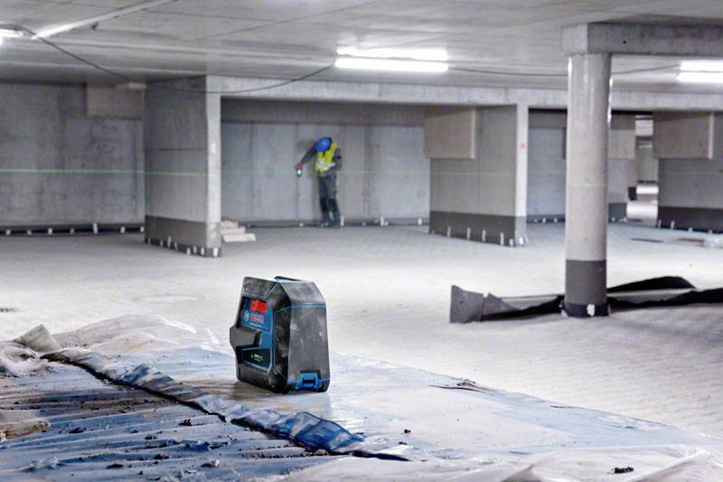 Bosch Professional GCL 2-50 G Kreuz und Punktlinienlaser inkl. Tasche Reichweite (max.): 15 mm