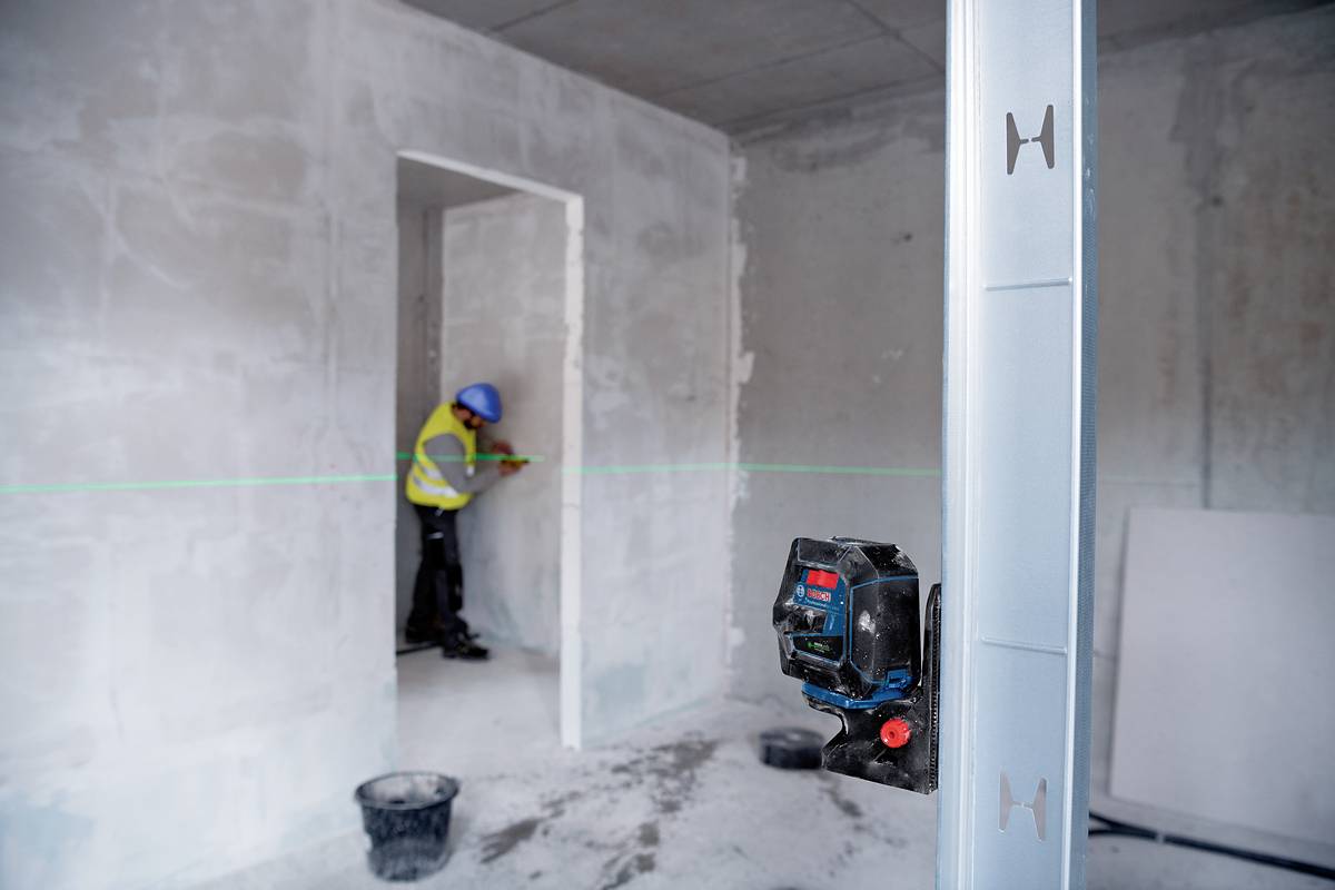 Bosch Professional GCL 2-50 G & Tripod Kreuz und Punktlinienlaser inkl. Stativ, inkl. Tasche Reichweite (max.): 15 m