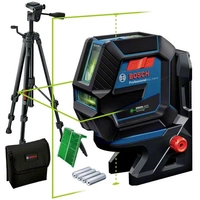 Bosch Professional GCL 2-50G & Tripod Kreuz und Punktlinienlaser inkl. Stativ, inkl. Tasche Reichweite (max.): 15m Bosch Professional GCL 2-50G & Tripod Kreuz und Punktlinienlaser inkl. Stativ, inkl. Tasche Reichweite (max.): 15m