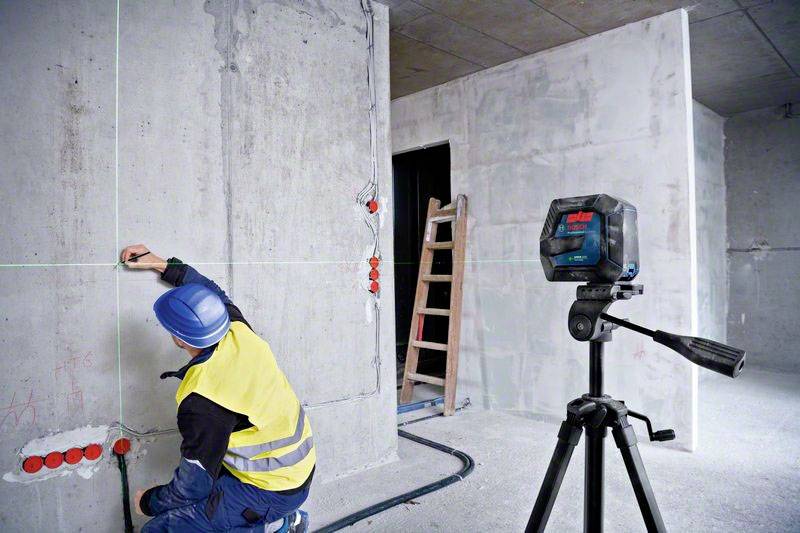 Bosch Professional GLL 2-15 G, B-Ware Linienlaser inkl. Tasche, inkl. Stativ Reichweite (max.): 15m