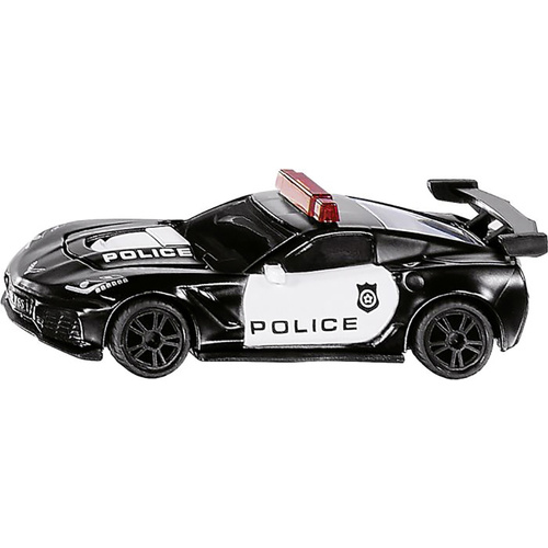 SIKU Spielwaren PKW Modell Chevrolet Corvette ZR1 Police Fertigmodell PKW Modell