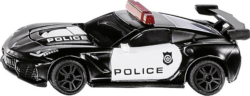 SIKU Spielwaren PKW Modell Chevrolet Corvette ZR1 Police Fertigmodell PKW Modell