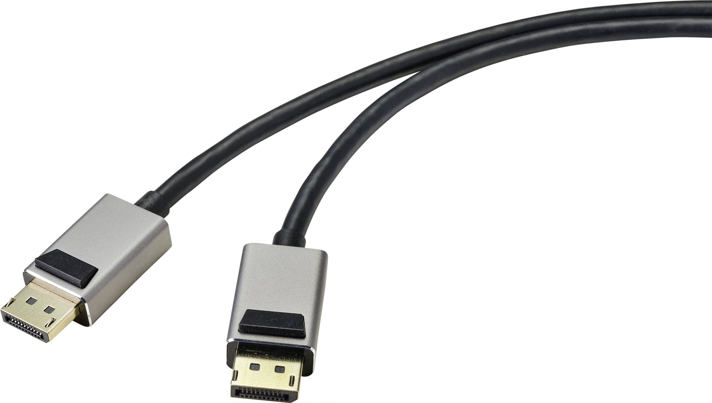 SpeaKa Professional DisplayPort Anschlusskabel DisplayPort Stecker, DisplayPort Stecker 3.00 m Schw
