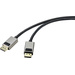 SpeaKa Professional DisplayPort Anschlusskabel DisplayPort Stecker, DisplayPort Stecker 3.00m Schwarz SP-9510452 Ultra HD (8K)