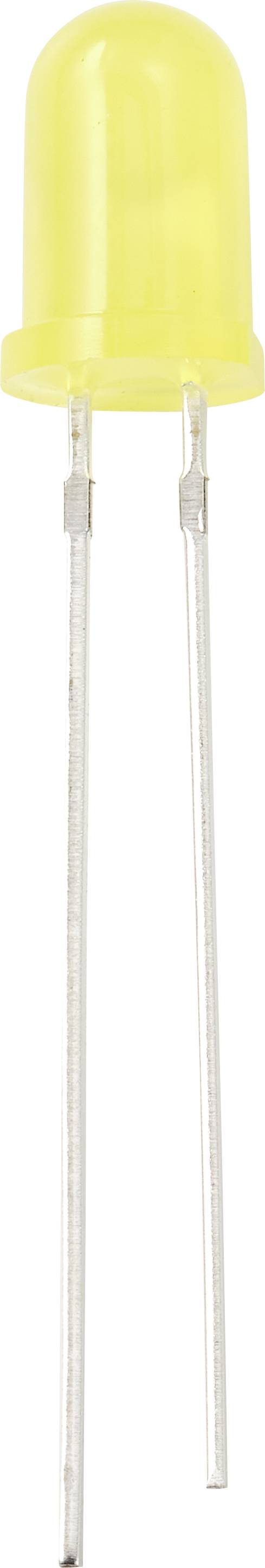 TRU COMPONENTS LED bedrahtet 5mm Gelb Rund 5mm 100 mcd 60° 20mA