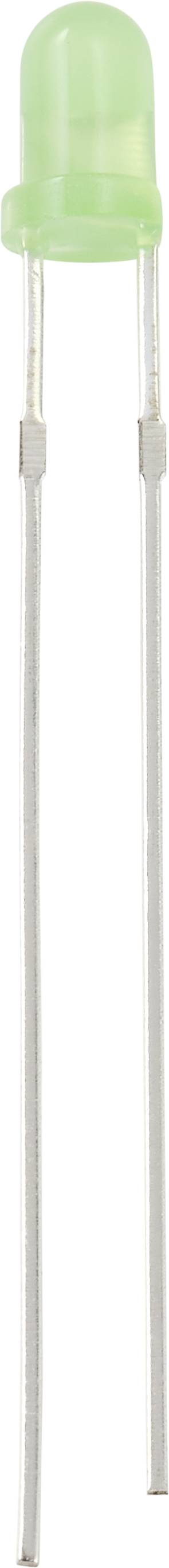 TRU COMPONENTS LED bedrahtet 3mm Gelb-Grün Rund 3mm 68 mcd 60° 20mA