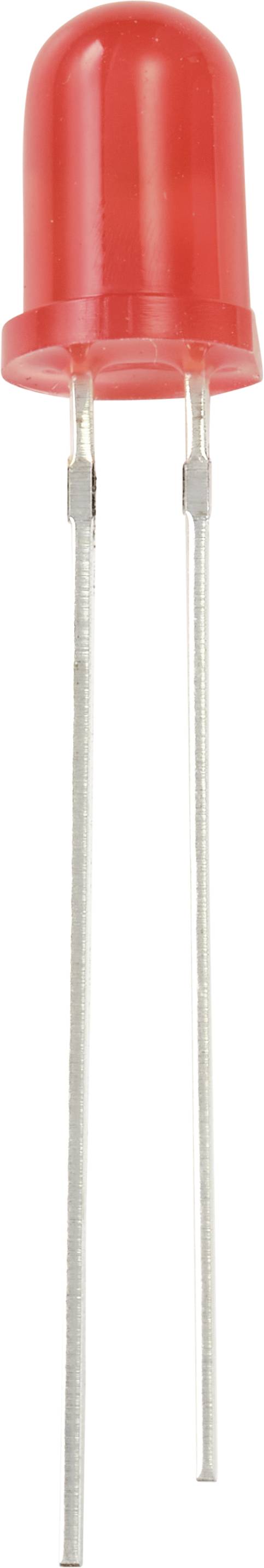 TRU COMPONENTS LED bedrahtet 5mm Rot Rund 5mm 100 mcd 60° 20mA