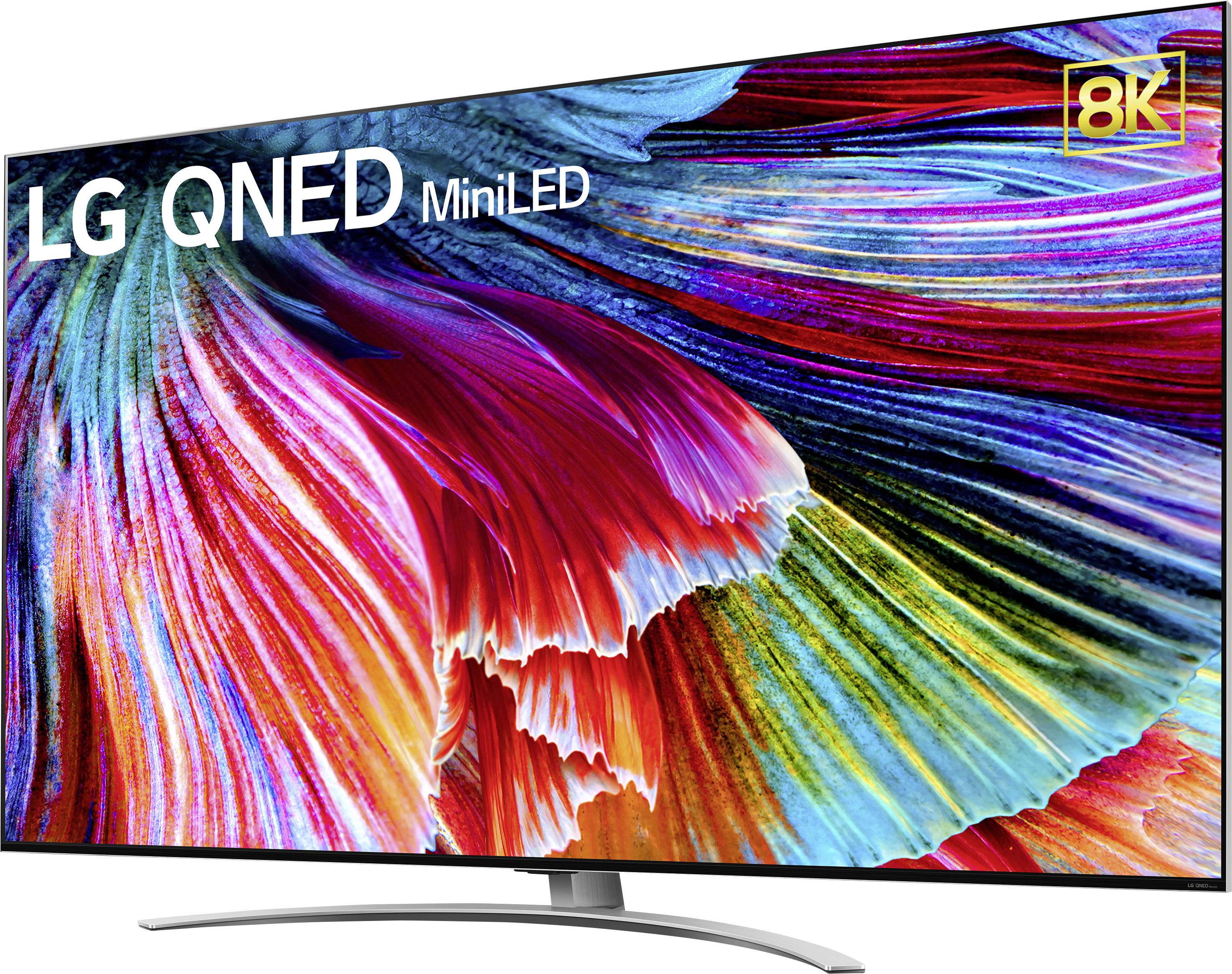 LG Electronics 86QNED999PB LED-TV 217 cm 86 Zoll EEK G (A - G) DVB-T2, DVB-C, DVB-S2, 8K, Smart TV, WLAN, PVR ready, CI+ Silber