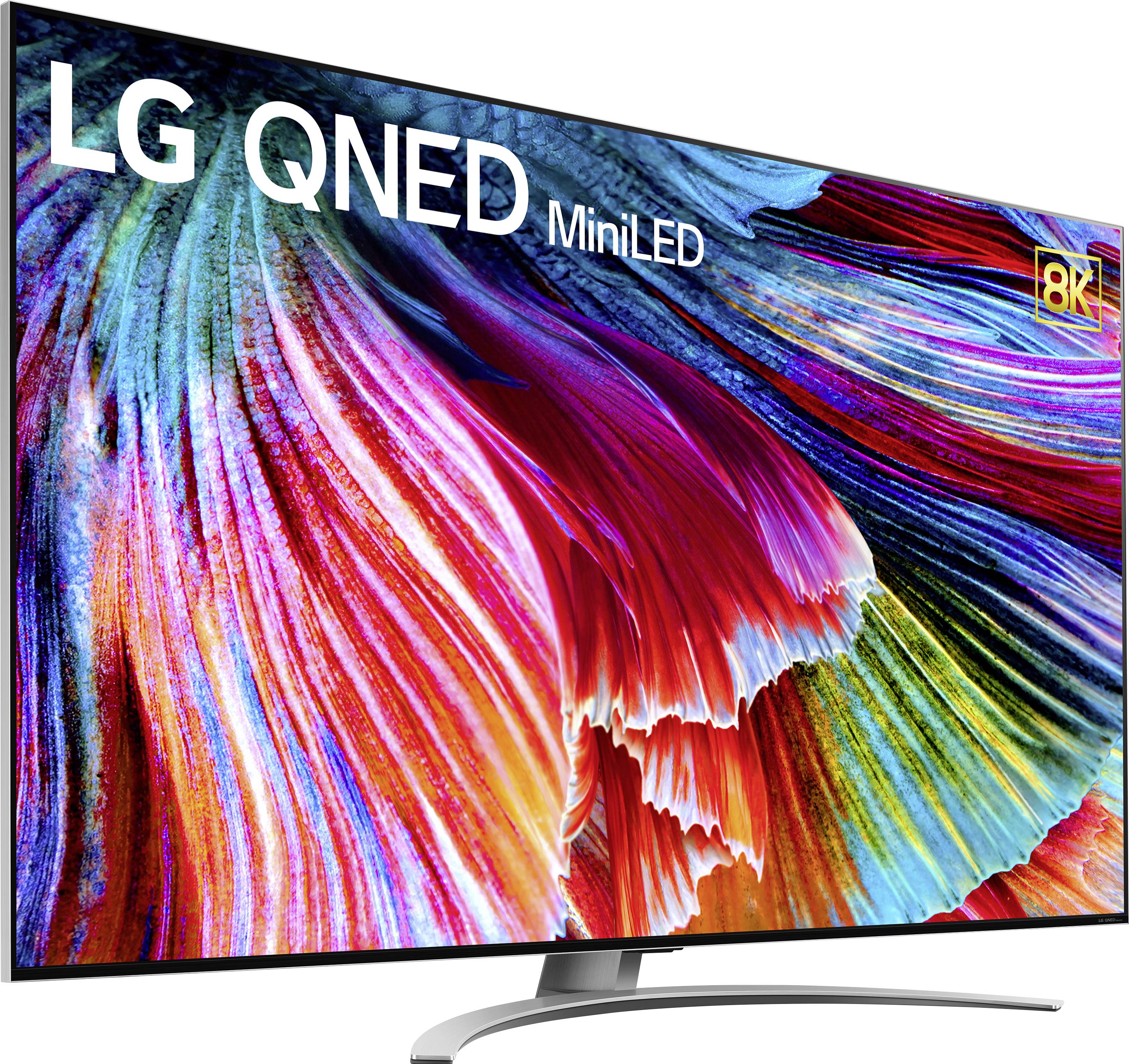 LG Electronics 86QNED999PB LED-TV 217 cm 86 Zoll EEK G (A - G) DVB-T2, DVB-C, DVB-S2, 8K, Smart TV, WLAN, PVR ready, CI+ Silber
