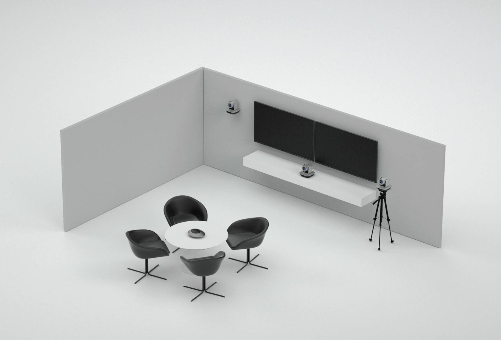 Sandberg 134-30 Full HD-Webcam 1920 x 1080 Pixel Standfuß