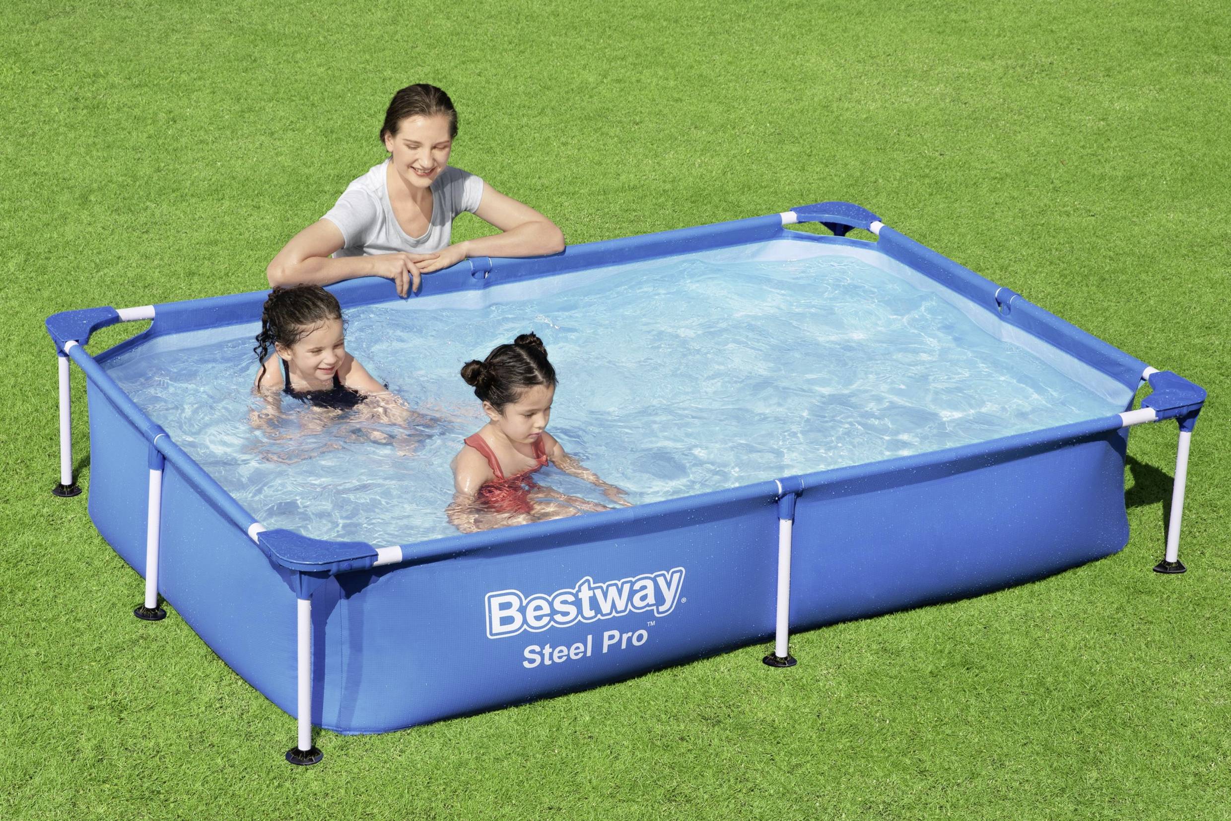 Bestway 56401 Frame Pool (Rohrkonstruktion) 1200 l (L x B x H) 2.21 m x 1.5 m x 43 cm