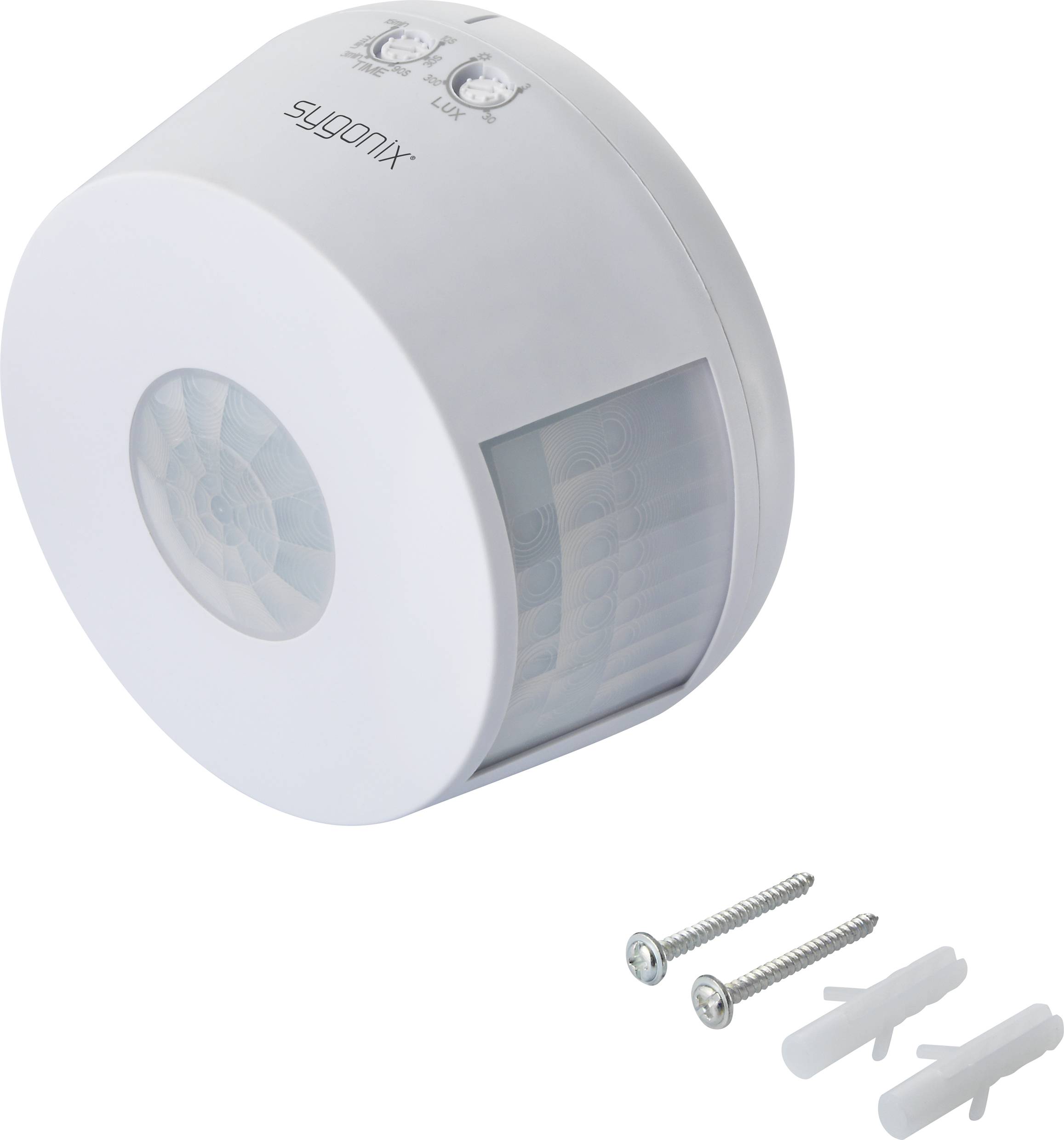Sygonix SY-4755358 Decke PIR-Bewegungsmelder 360° Relais Weiß