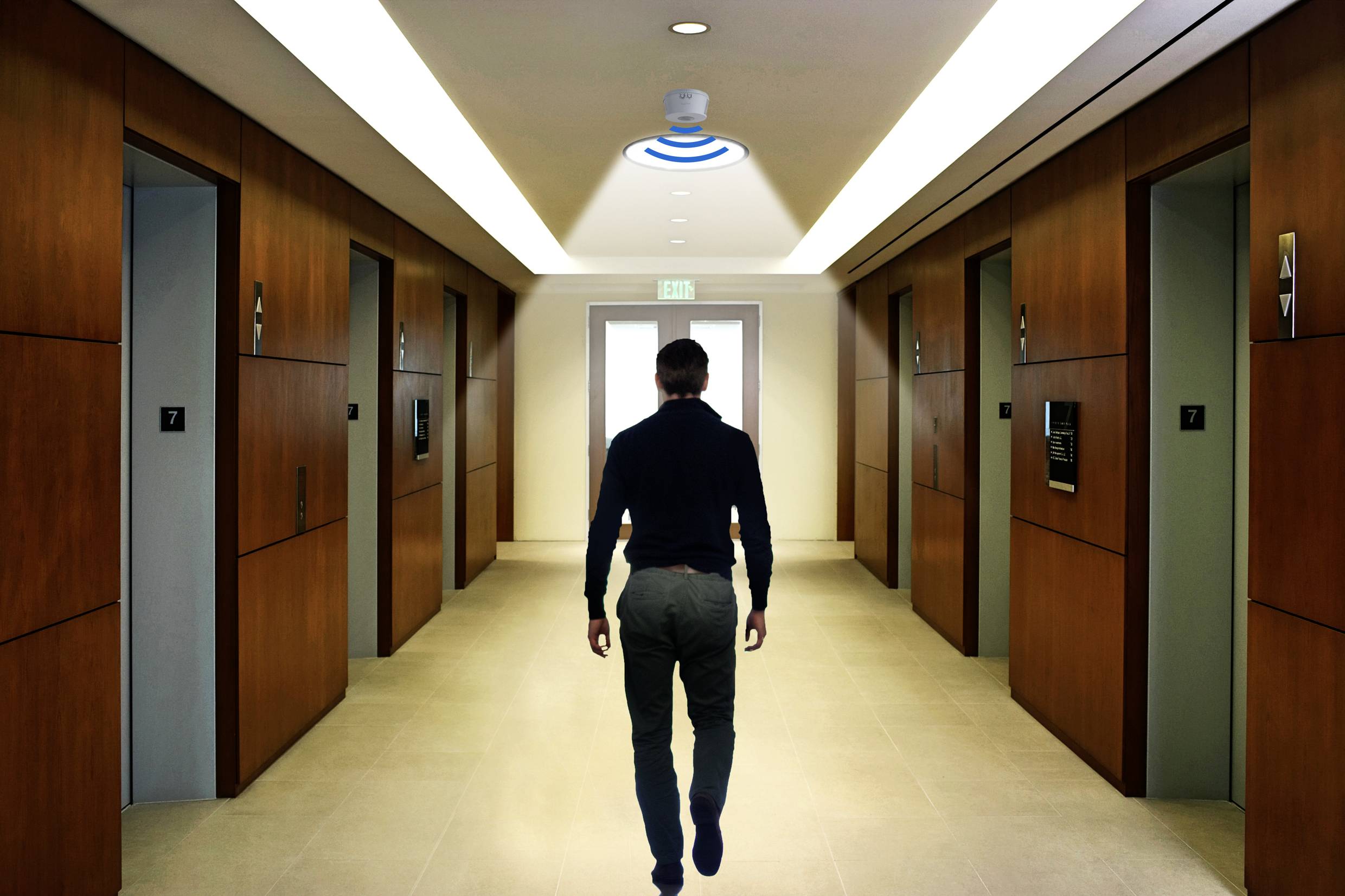 Sygonix SY-4755358 Decke PIR-Bewegungsmelder 360° Relais Weiß