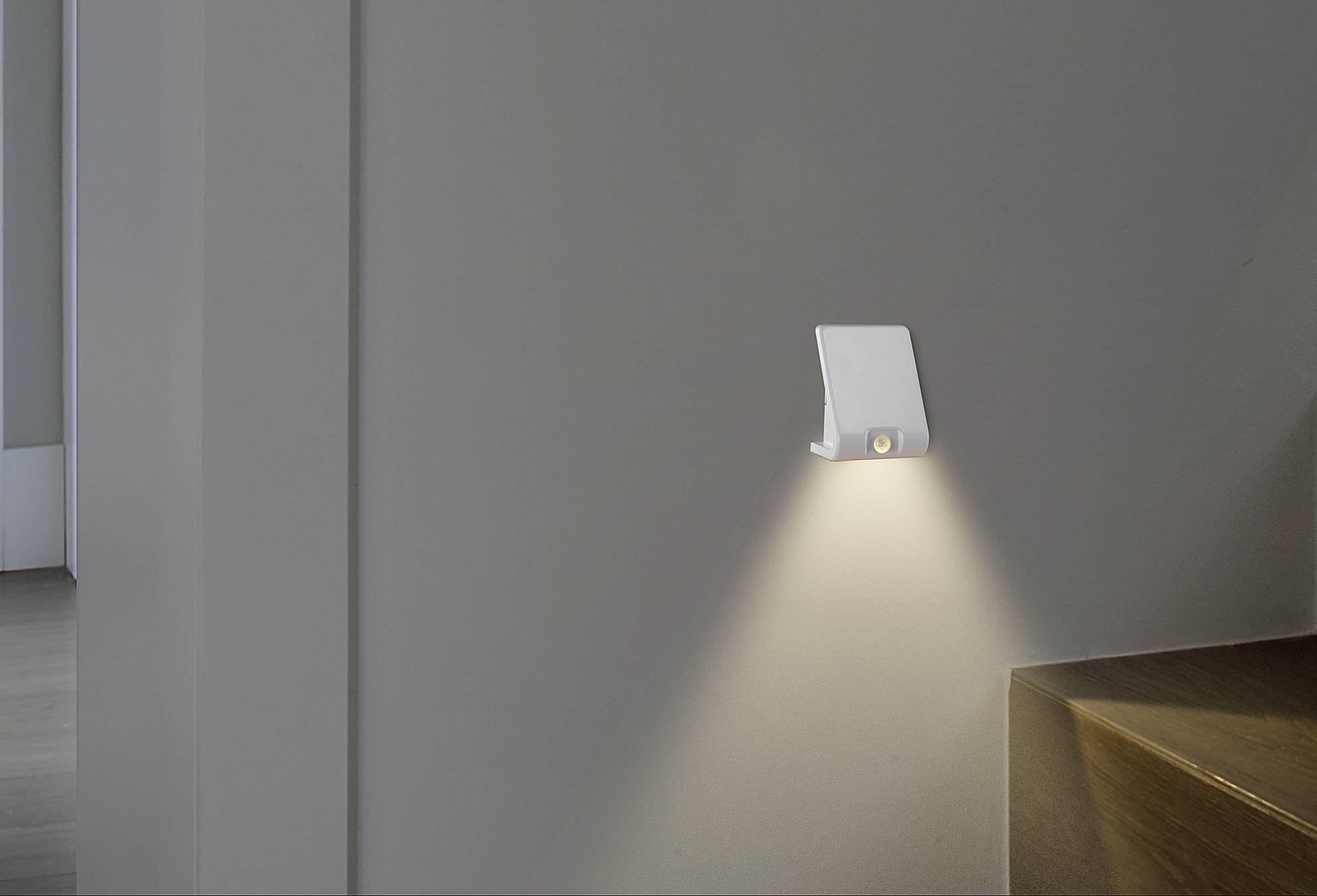 2377686 LED-Nachtlicht mit Bewegungsmelder LED Warmweiß Weiß