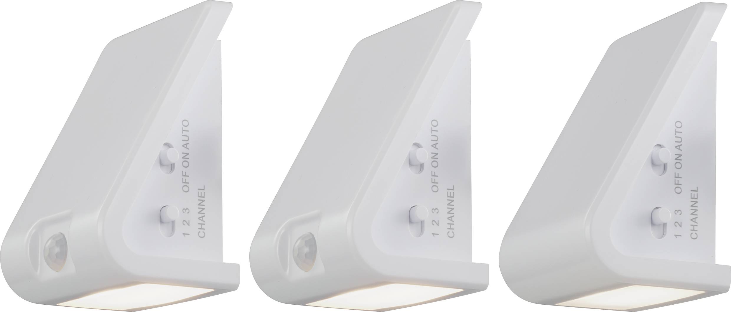 2377688 LED-Nachtlicht mit Dämmerungssensor, LED-Nachtlicht 3er Set LED Warmweiß Weiß