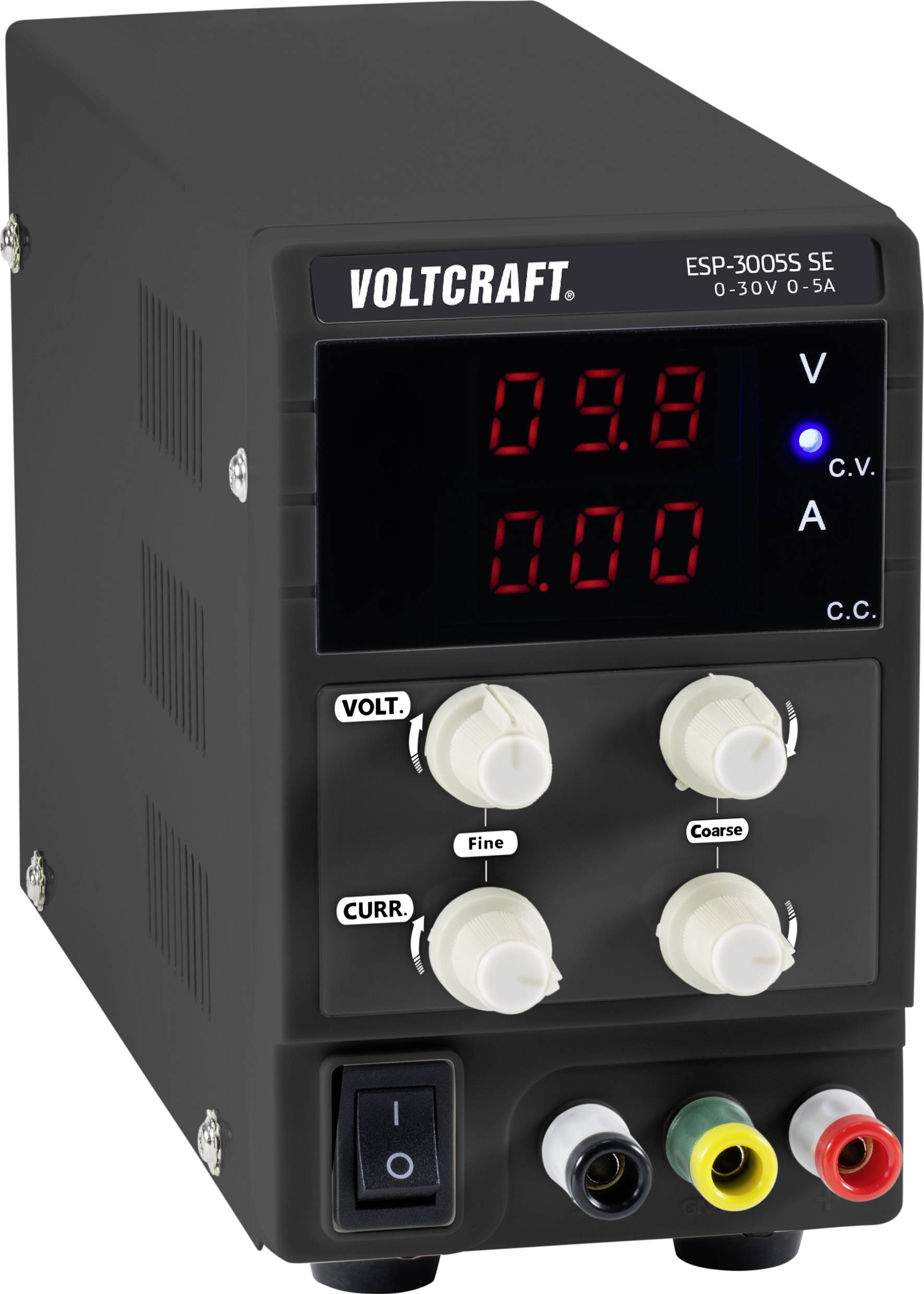 VOLTCRAFT ESP-3005S SE Labornetzgerät, einstellbar  0 - 30 V 0 - 5 A 150 W Steckanschluss 4 mm schmale Bauform