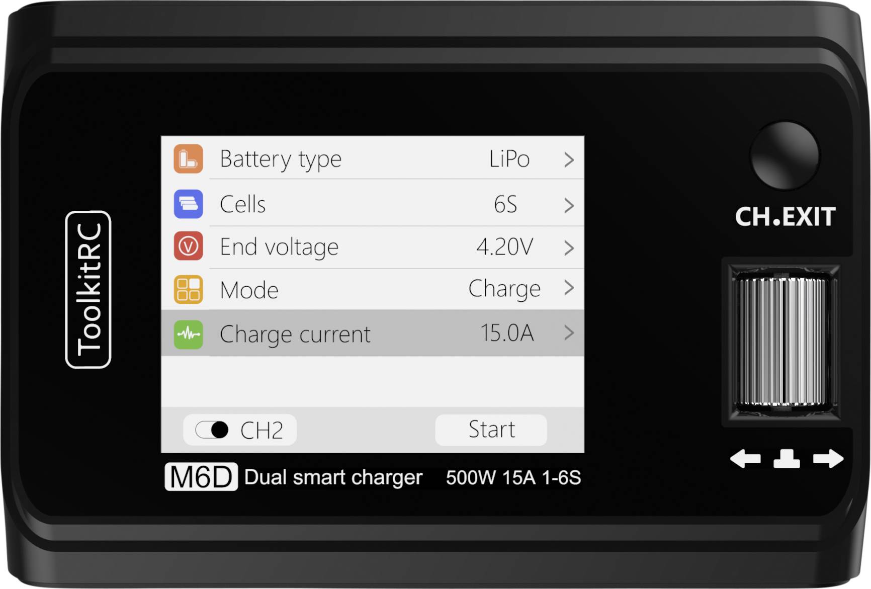 Toolkit RC Modellbau-Ladegerät 15 A LiPo, LiHV, LiFePO, LiIon, NiMH, Blei-Calcium
