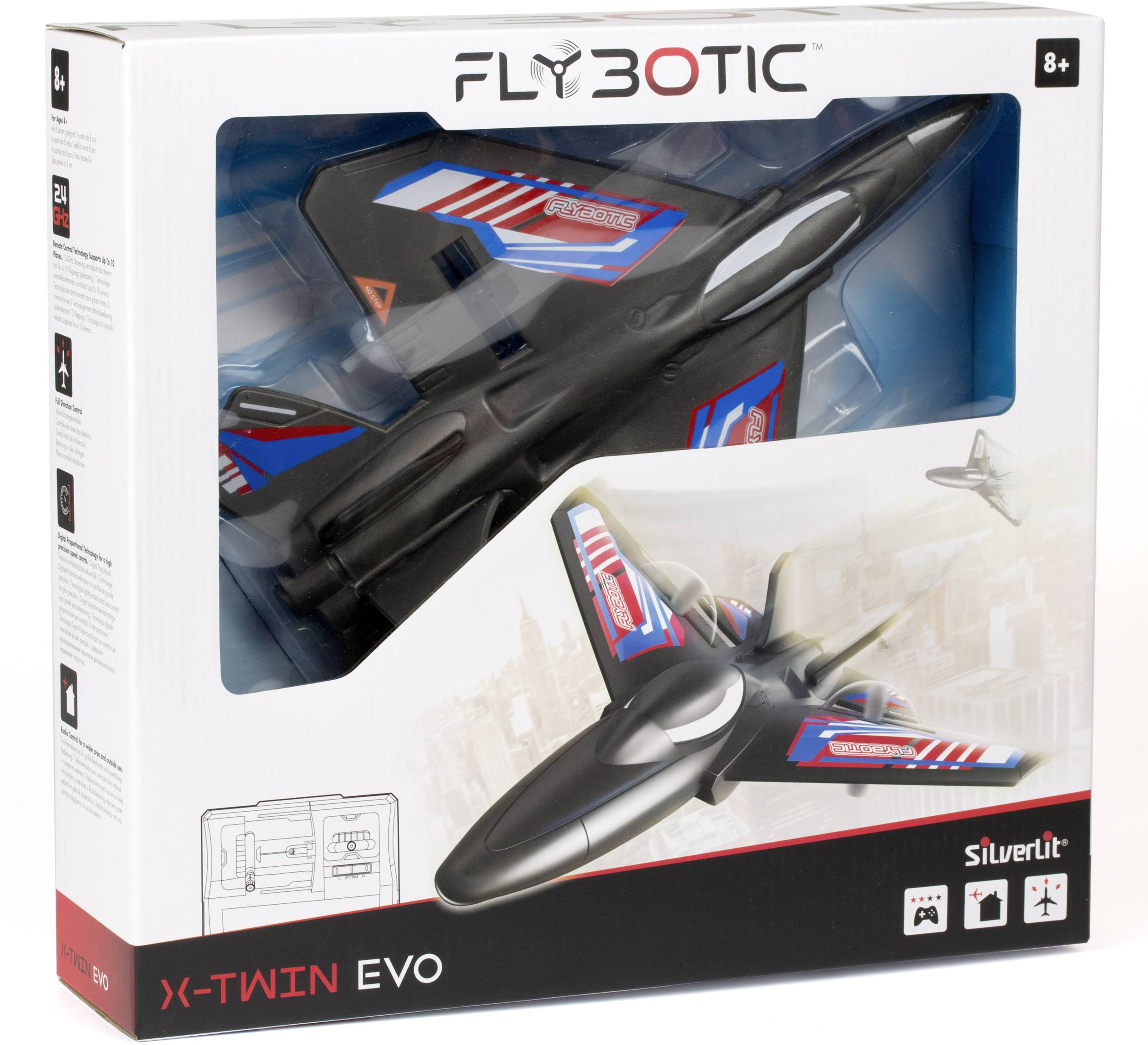 Silverlit Flybotic X-Twin Evo RC Modellflugzeug RtR