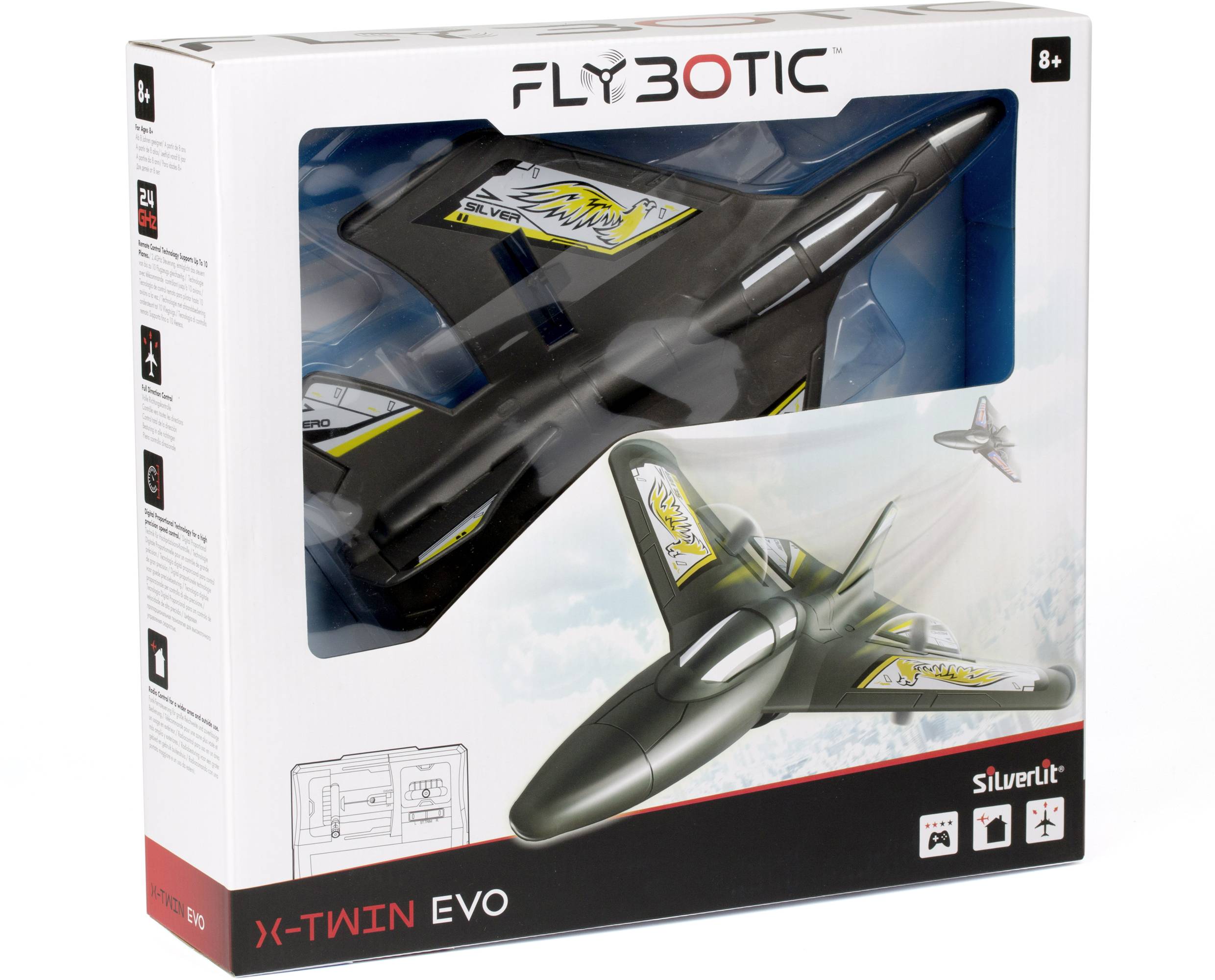 Silverlit Flybotic X-Twin Evo RC Modellflugzeug RtR