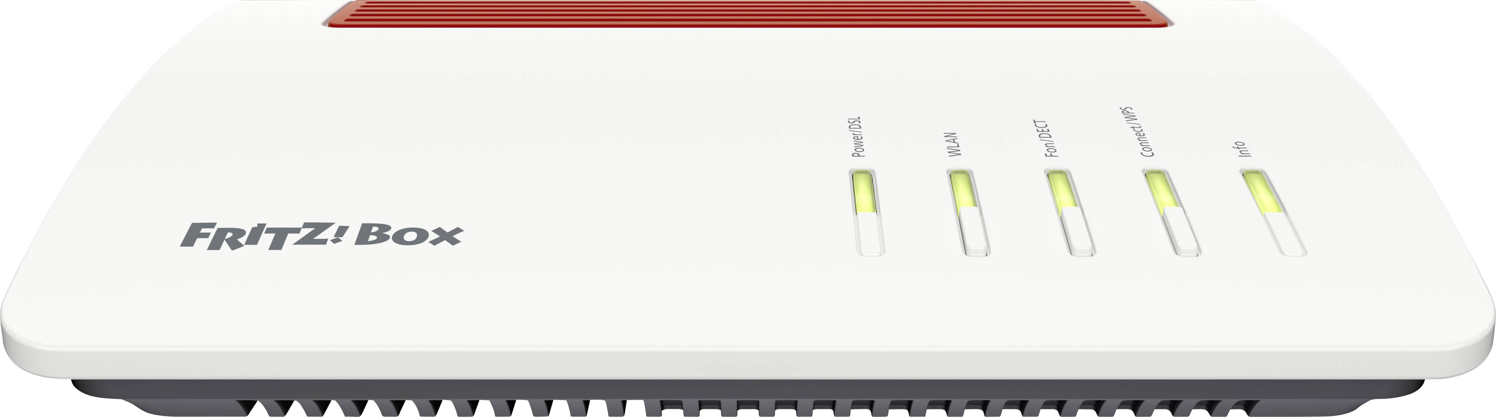 Fritz! WLAN Router mit Modem FRITZ!Box 7590 AX+FRITZ!Repeater 6000 Integriertes Modem: ADSL2+, UMTS