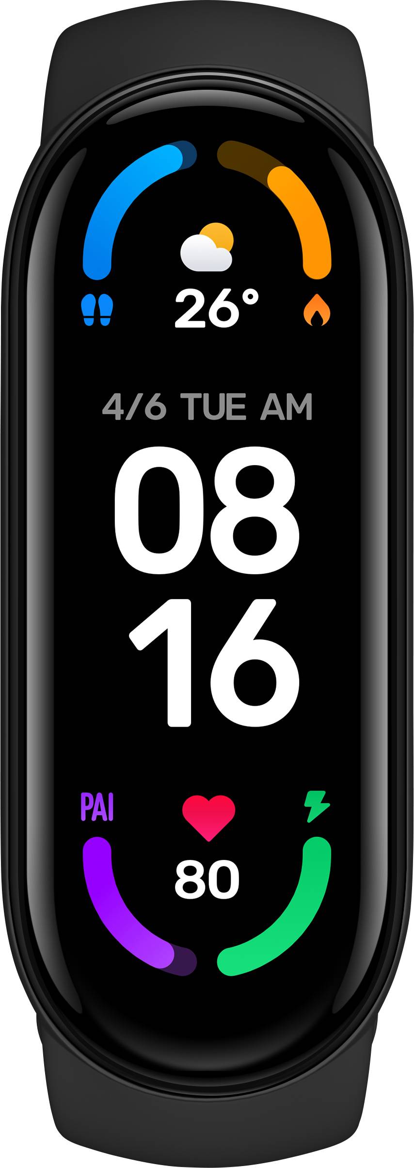 Xiaomi Band 6 Fitness-Tracker Schwarz
