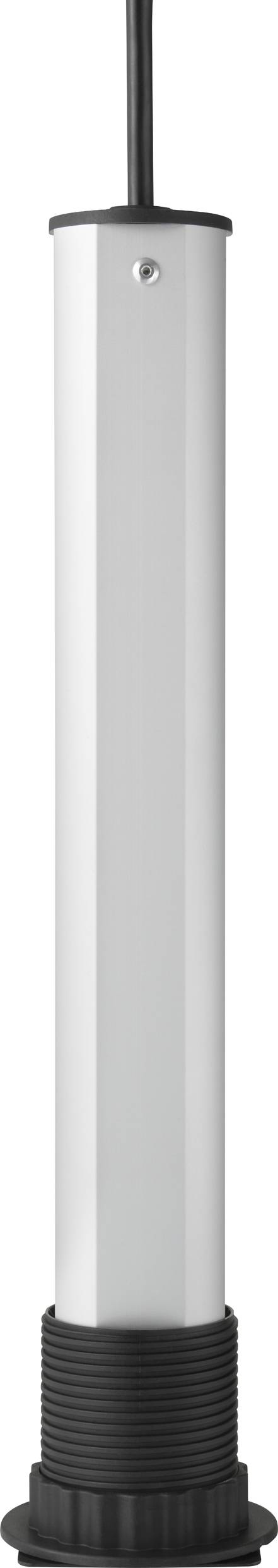 Sygonix SY-4755590 Einbau-Steckdosenleiste Schwarz, Silber Schutzkontakt 1St.