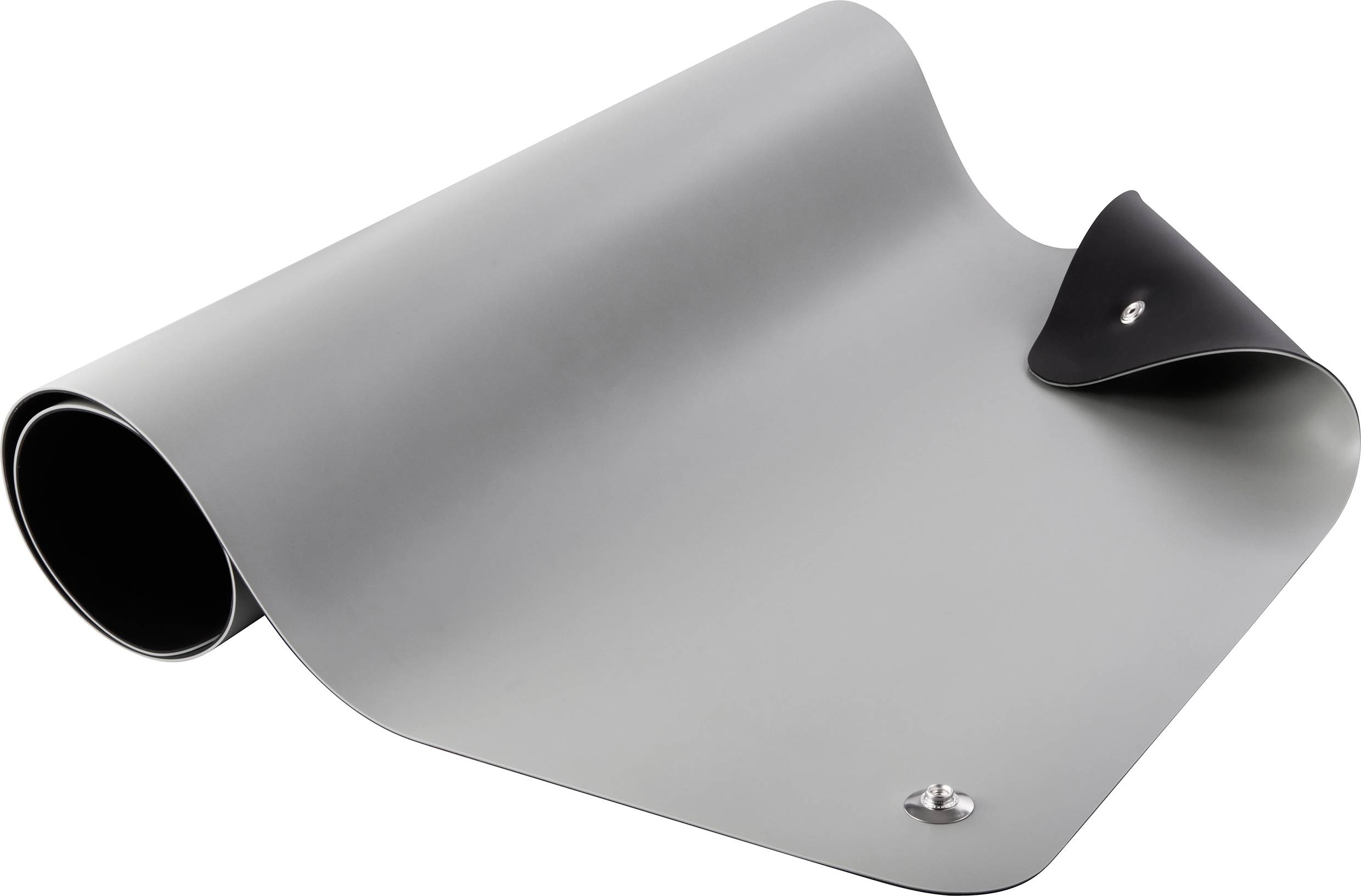 TRU COMPONENTS ESD-Tischmatten-Set Grau (L x B x H) 900 x 610 x 2mm inkl. Erdungskabel, inkl. Erdungsarmband, inkl