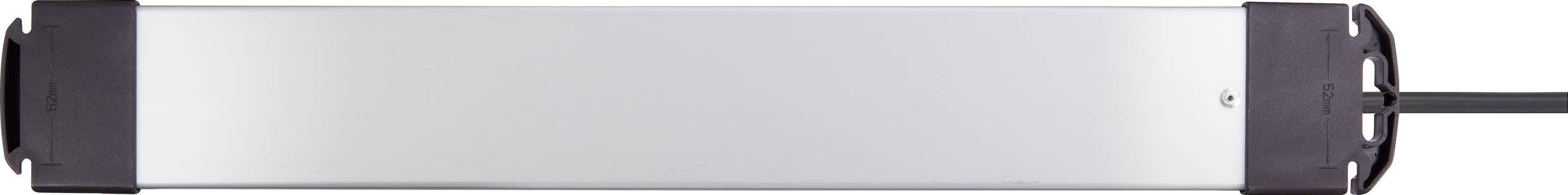 Sygonix SY-4755604 Überspannungsschutz-Steckdosenleiste 6fach Silber, Schwarz 1St.