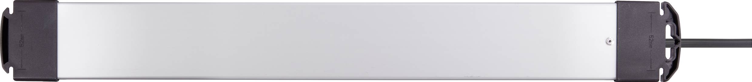 Sygonix SY-4755606 Überspannungsschutz-Steckdosenleiste 8fach Silber, Schwarz 1St.