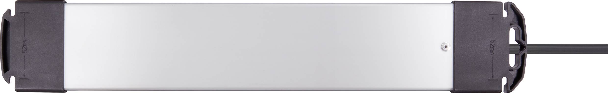 Sygonix SY-4755610 Überspannungsschutz-Steckdosenleiste 4fach Silber, Schwarz Schutzkontakt 1St.