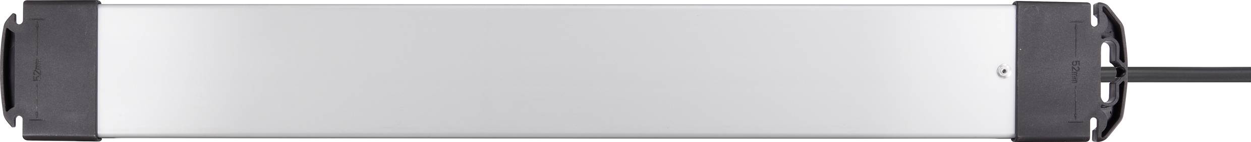 Sygonix SY-4755614 Überspannungsschutz-Steckdosenleiste 8fach Silber, Schwarz Schutzkontakt 1St.